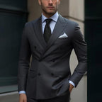 Men's Premium 2pcs Suits – Formal Wedding Groom Attire in Multiple Colors