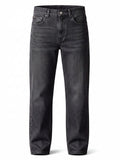 Men‘s Low-Rise Straight Leg Trousers 2026 Autumn Winter Cotton Blend Business Casual Pants Solid Color Smart Trousers | PM58