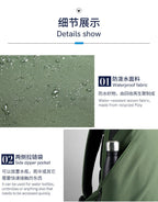 Kingsons Eco-Friendly Men’s Backpack – RPET, USB & Lock | 9658