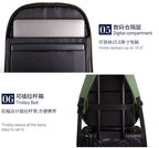 Kingsons Eco-Friendly Men’s Backpack – RPET, USB & Lock | 9658