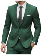 2026 Men‘s 2-Piece Wedding Suit Set | Notch Lapel Business Blazer & Trousers | Cross-Border Formal Wear for Grooms & Hosts | SBT001