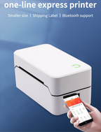 Thermal Label Printer Wireless Shipping Label Printer Royal Mail, UPS, DHL, Evri Label Printer Mobile, USB + Bluetooth Support Printer