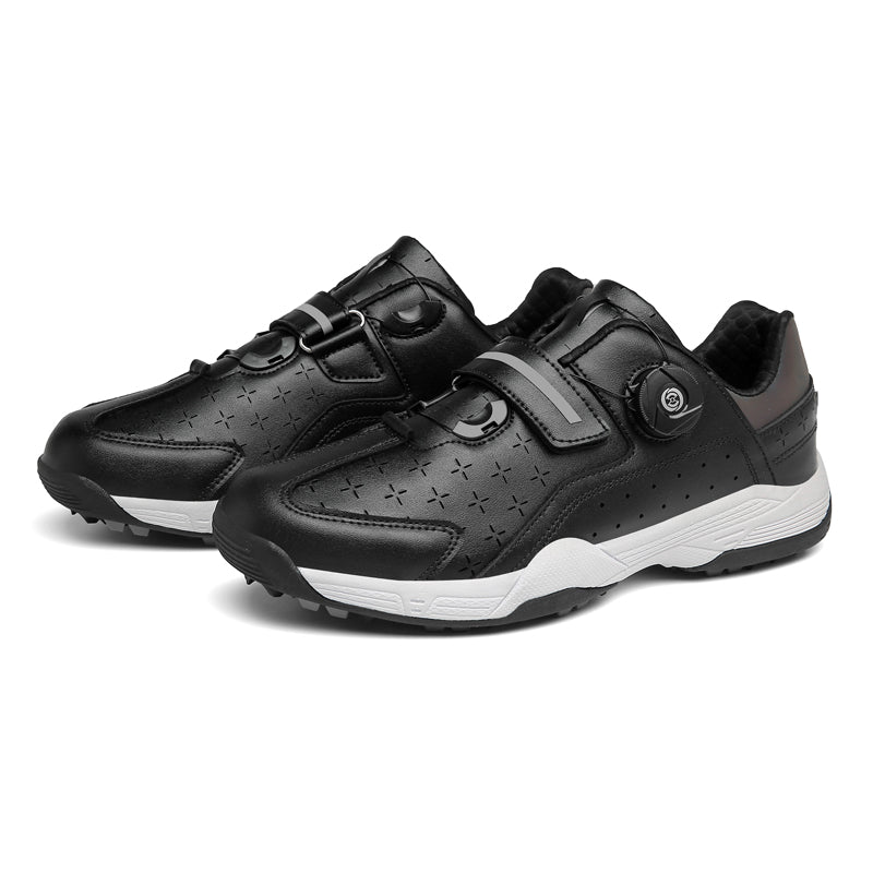 Men's Golf Shoes Comfortable Quick Lacing Outdoor Sneakers | F9965