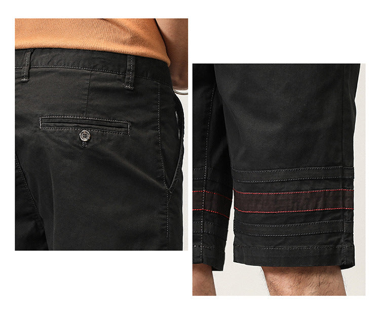 Short cargo slim décontracté pour homme, coupe athlétique, tendance et jeune | G3612 