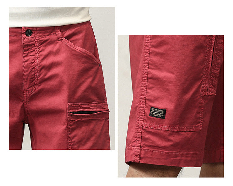 Short cargo tactique d'extérieur à poches multiples pour homme, coupe décontractée | G3680 