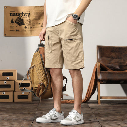 Short cargo tactique d'extérieur à poches multiples pour homme, coupe décontractée | G3680 