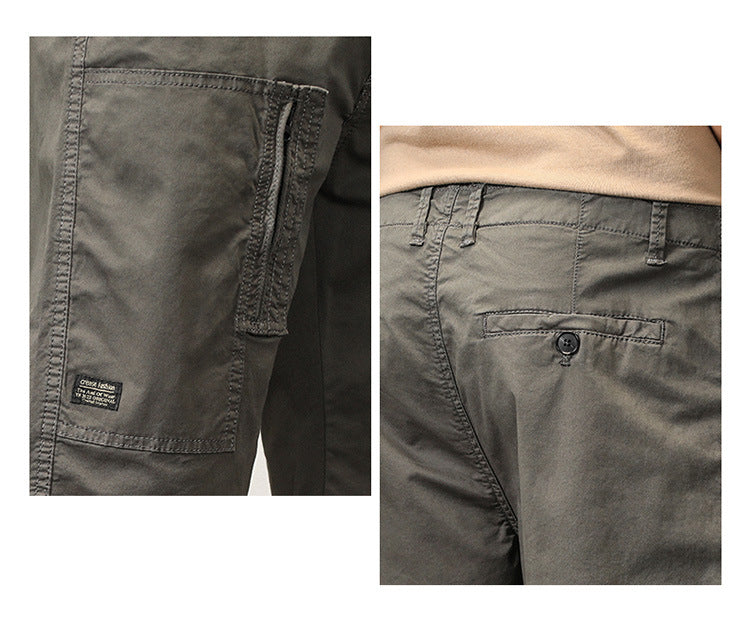 Short cargo tactique d'extérieur à poches multiples pour homme, coupe décontractée | G3680 