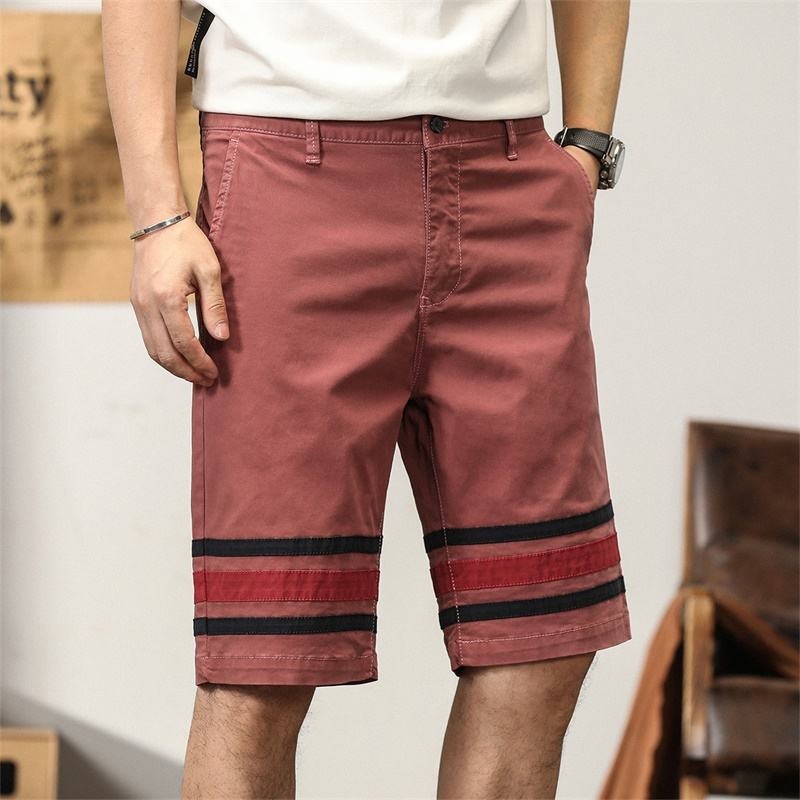 Short cargo slim décontracté pour homme, coupe athlétique, tendance et jeune | G3612 