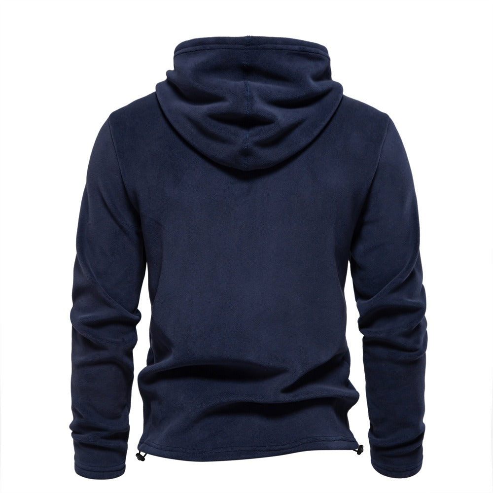 Men’s Fleece Hoodie – Warm Winter Pullover with Drawstring Hoodie | HD09