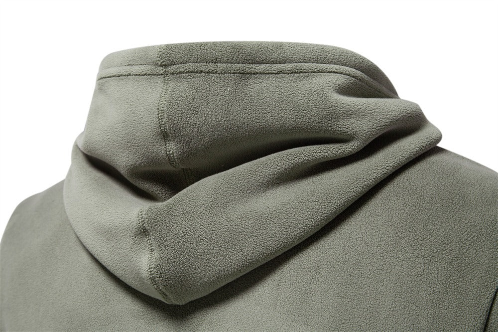 Men’s Fleece Hoodie – Warm Winter Pullover with Drawstring Hoodie | HD09