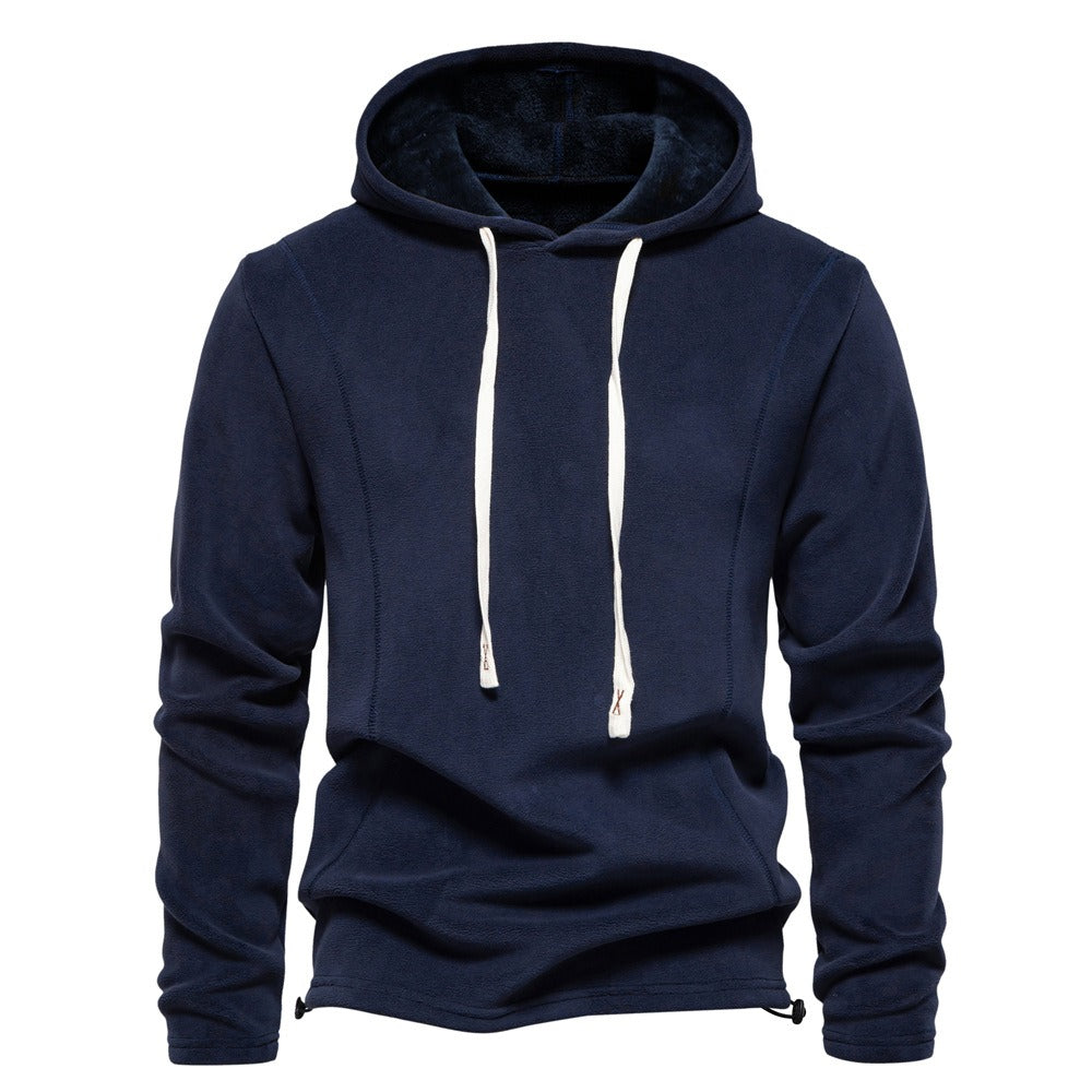 Men’s Fleece Hoodie – Warm Winter Pullover with Drawstring Hoodie | HD09