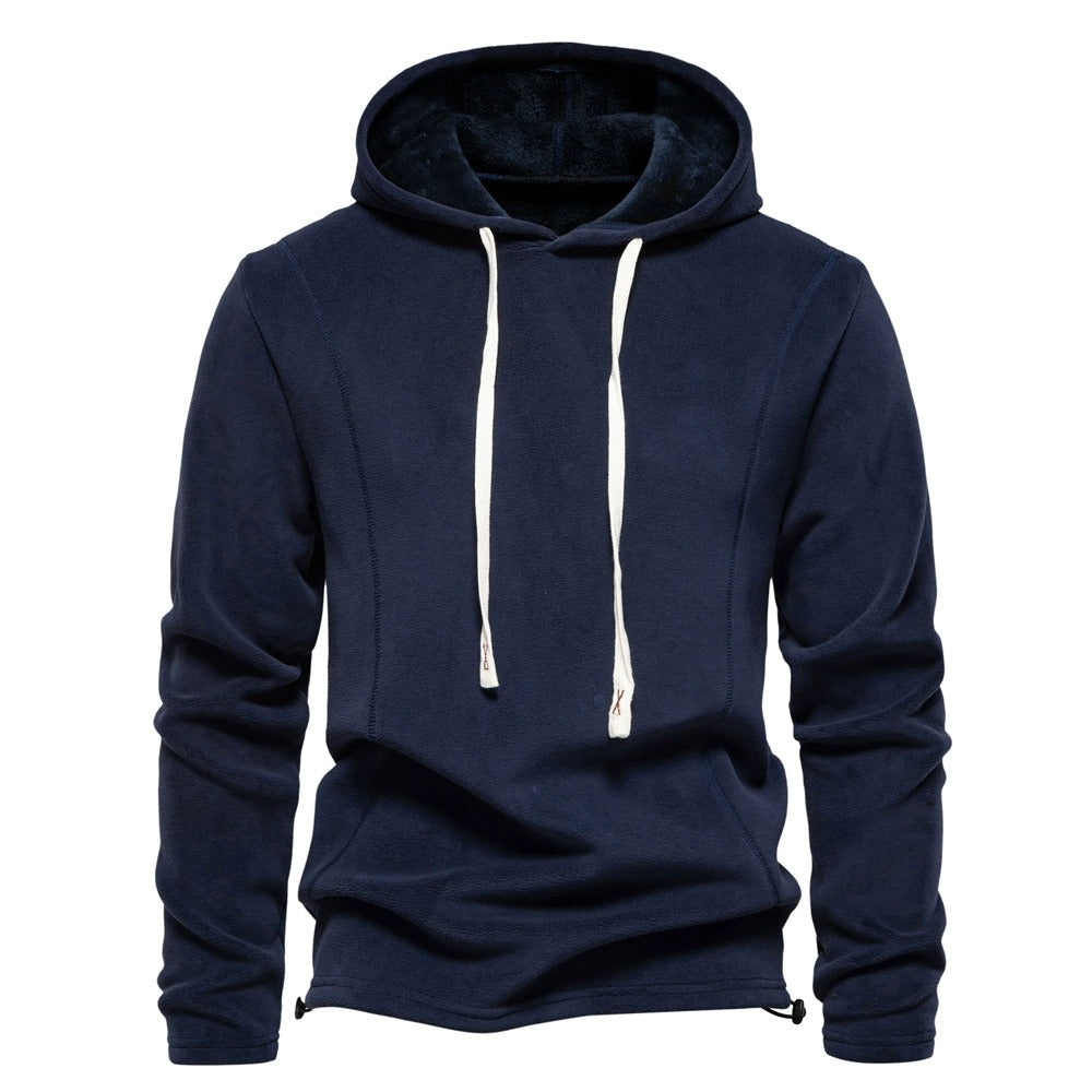 Men’s Fleece Hoodie – Warm Winter Pullover with Drawstring Hoodie | HD09