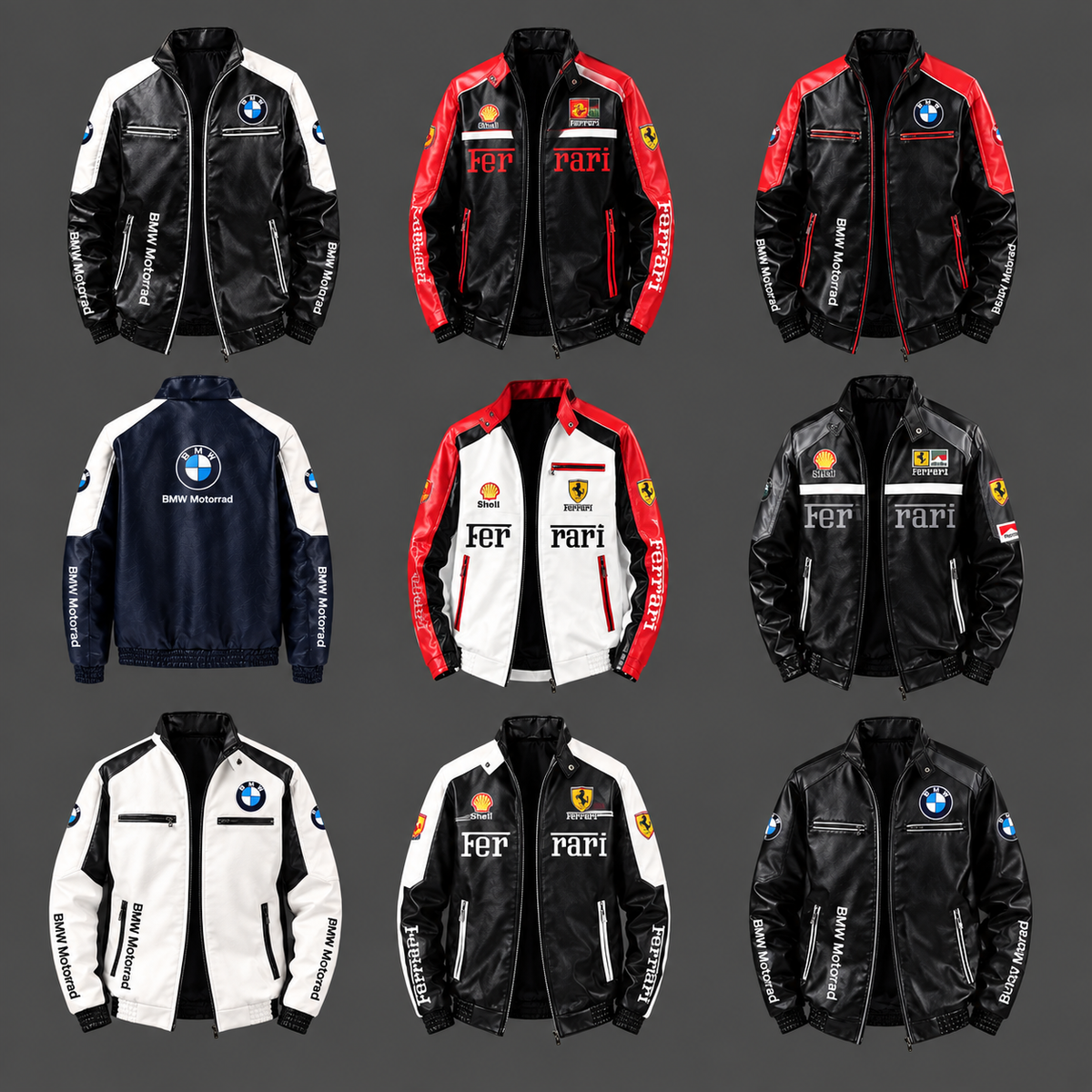 Men's PU Leather Moto Jacket | 2026 Korean Style Racing Coat | Waterproof Windproof Fleece-Lined Biker Outerwear