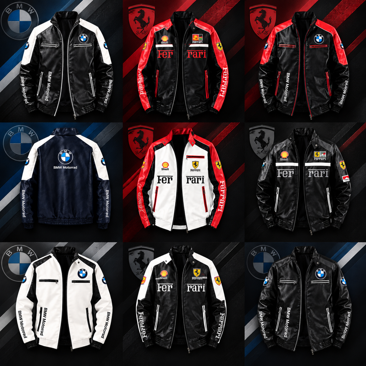 Men's PU Leather Moto Jacket | 2026 Korean Style Racing Coat | Waterproof Windproof Fleece-Lined Biker Outerwear