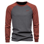 Men's Pullover T-shirts Long Sleeve Round Neck Casual T Shirts | TS2017