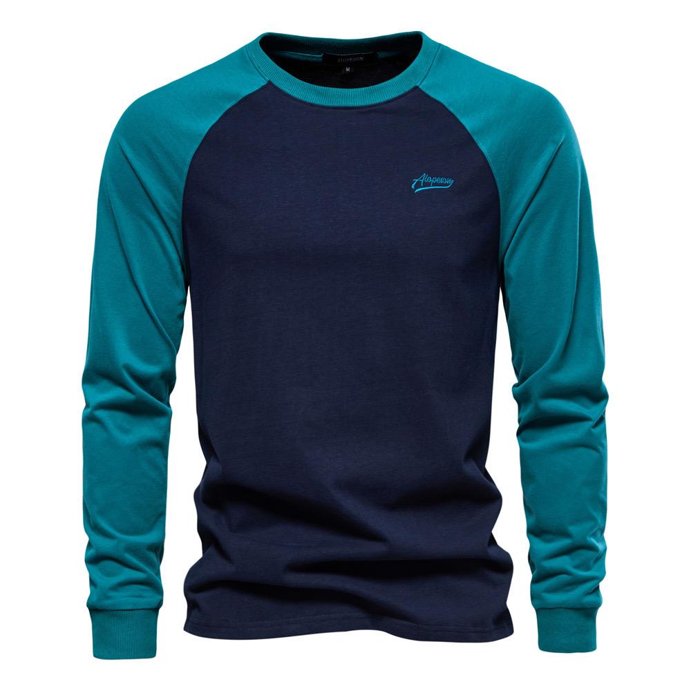Men's Pullover T-shirts Long Sleeve Round Neck Casual T Shirts | TS2017