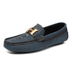Men’s Plus Size Leather Loafers – Slip-On Driving Moccasins | 2566