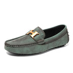 Men’s Plus Size Leather Loafers – Slip-On Driving Moccasins | 2566