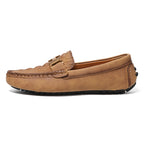 Men’s Plus Size Leather Loafers – Slip-On Driving Moccasins | 2566