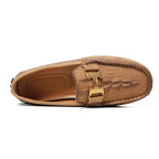 Men’s Plus Size Leather Loafers – Slip-On Driving Moccasins | 2566