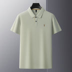 Men's Premium 220GSM Hexagonal Pearl Mercerized Cotton Polo Shirt Embroidered Summer Collection | 8561
