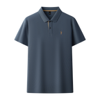 Men's Premium 220GSM Hexagonal Pearl Mercerized Cotton Polo Shirt Embroidered Summer Collection | 8561