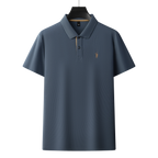 Men's Premium 220GSM Hexagonal Pearl Mercerized Cotton Polo Shirt Embroidered Summer Collection | 8561