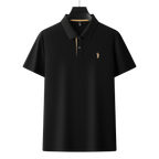 Men's Premium 220GSM Hexagonal Pearl Mercerized Cotton Polo Shirt Embroidered Summer Collection | 8561