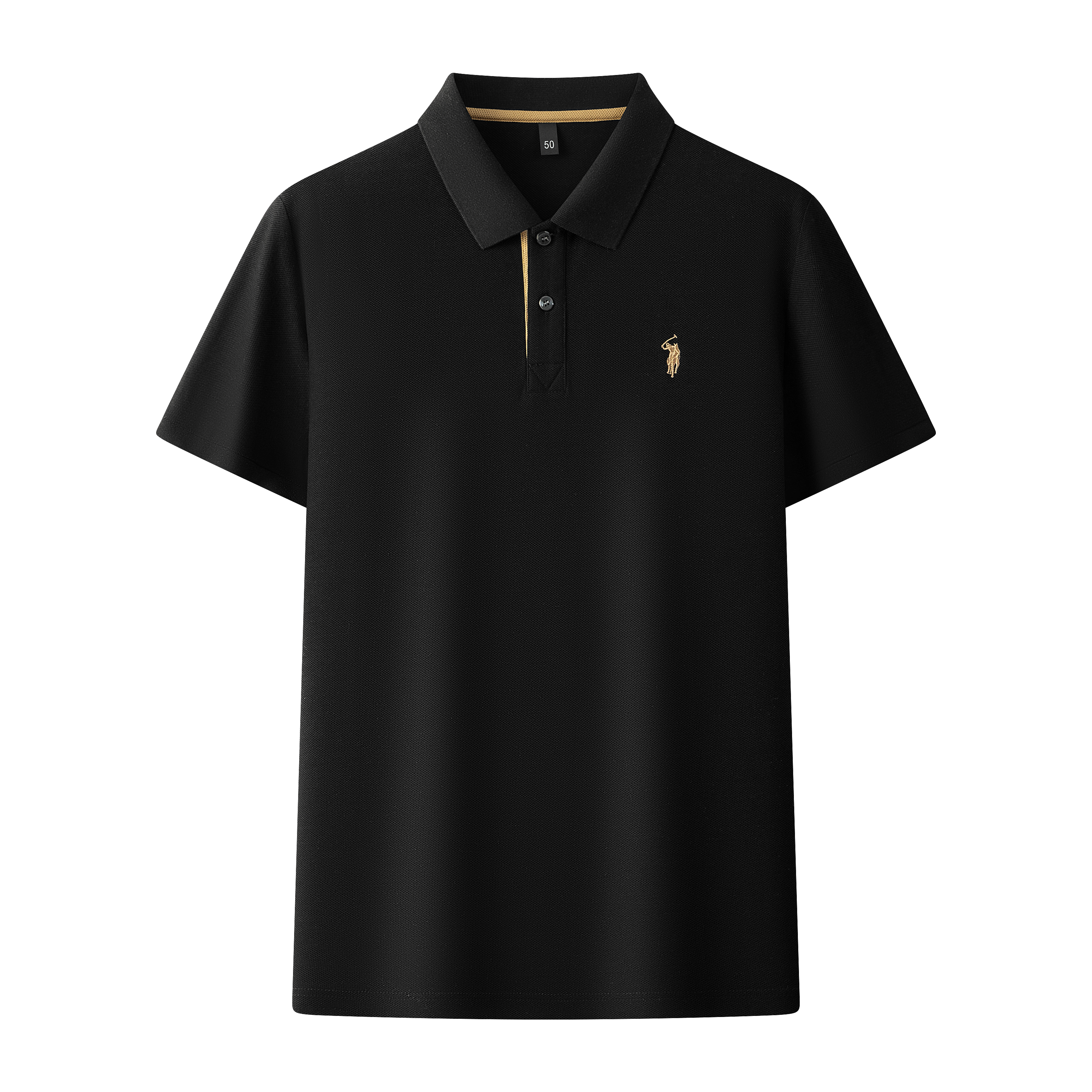 Men's Premium 220GSM Hexagonal Pearl Mercerized Cotton Polo Shirt Embroidered Summer Collection | 8561