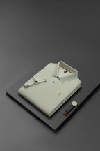 Men's Premium 220GSM Hexagonal Pearl Mercerized Cotton Polo Shirt Embroidered Summer Collection | 8561