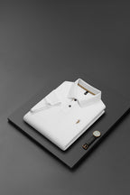 Men's Premium 220GSM Hexagonal Pearl Mercerized Cotton Polo Shirt Embroidered Summer Collection | 8561