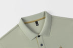 Men's Premium 220GSM Hexagonal Pearl Mercerized Cotton Polo Shirt Embroidered Summer Collection | 8561