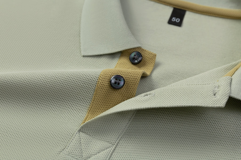 Men's Premium 220GSM Hexagonal Pearl Mercerized Cotton Polo Shirt Embroidered Summer Collection | 8561