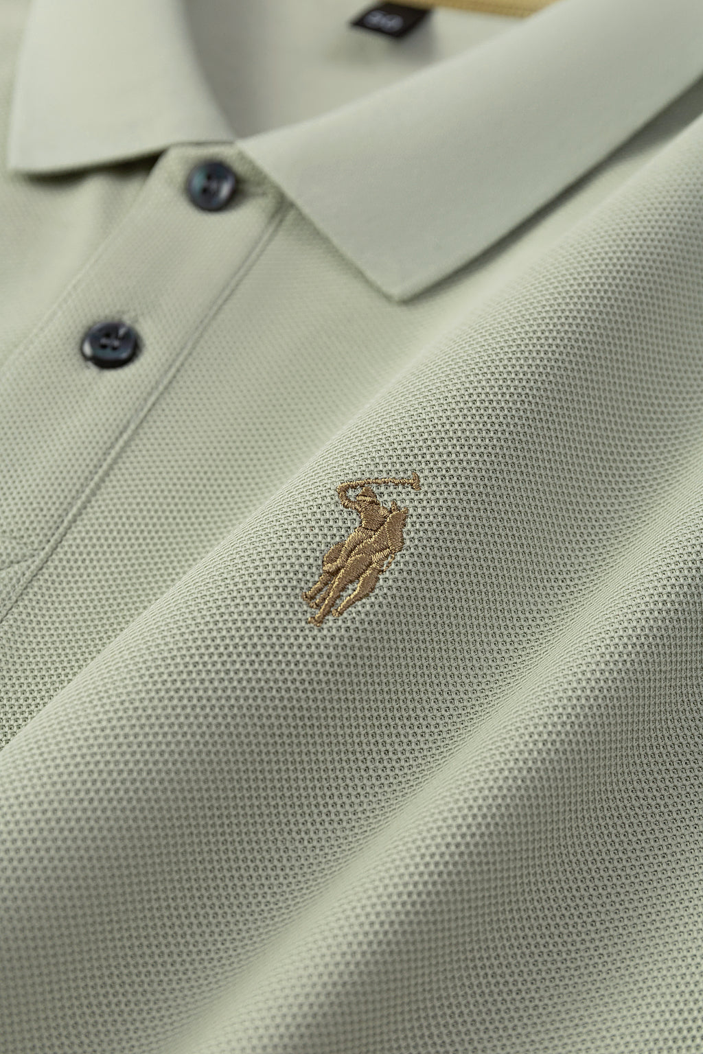 Men's Premium 220GSM Hexagonal Pearl Mercerized Cotton Polo Shirt Embroidered Summer Collection | 8561