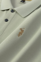 Men's Premium 220GSM Hexagonal Pearl Mercerized Cotton Polo Shirt Embroidered Summer Collection | 8561