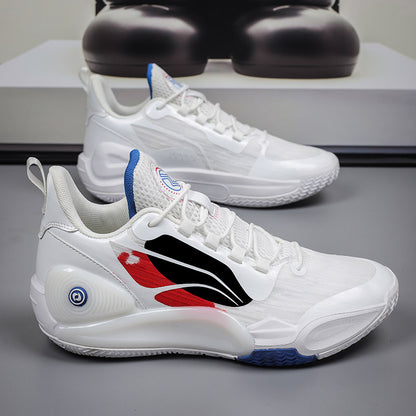 Men's Comfortable Outdoor Sports Shoes Breathable Anti-Slip Cushioned Basketball Sneakers | 8258