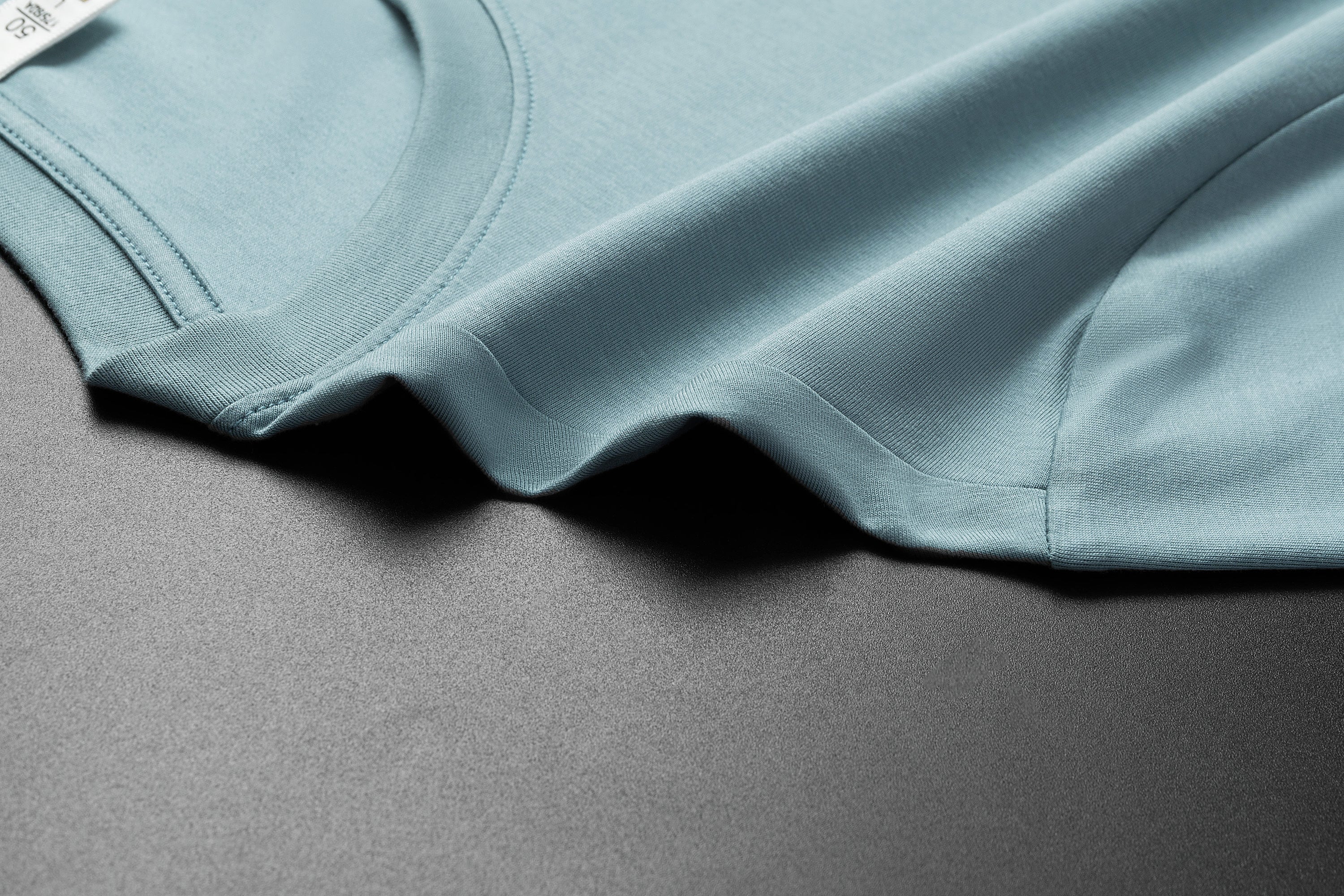 Men's Antibacterial Cooling Cotton T-Shirt - Summer Slim-Fit Round Neck Ice Silk Top | 6550