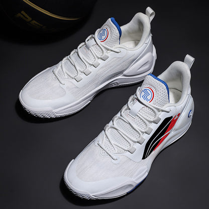 Men's Comfortable Outdoor Sports Shoes Breathable Anti-Slip Cushioned Basketball Sneakers | 8258