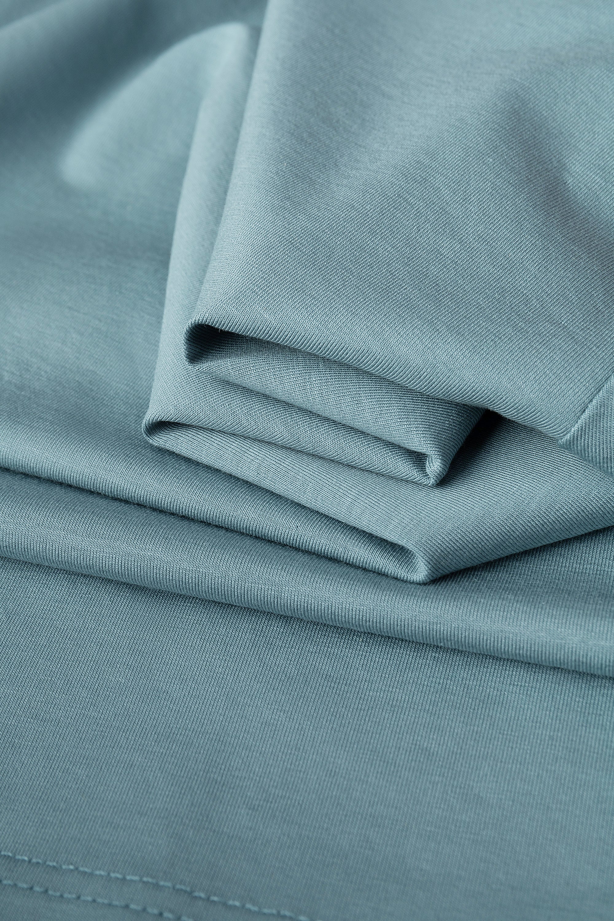 Men's Antibacterial Cooling Cotton T-Shirt - Summer Slim-Fit Round Neck Ice Silk Top | 6550