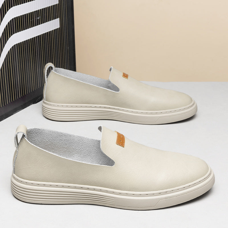 Scarpe da guida in pelle da uomo alla moda Scarpe casual in pelle Mocassini slip-on | 23004 