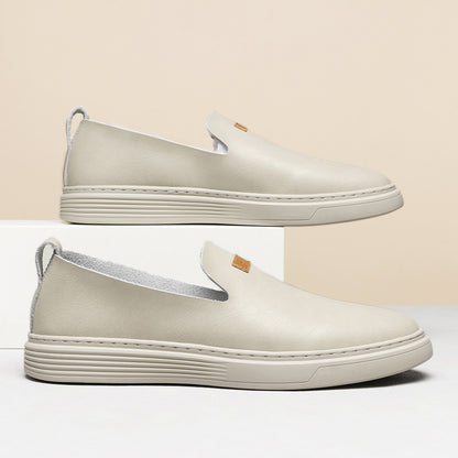 Scarpe da guida in pelle da uomo alla moda Scarpe casual in pelle Mocassini slip-on | 23004 