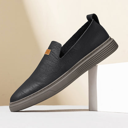 Scarpe da guida in pelle da uomo alla moda Scarpe casual in pelle Mocassini slip-on | 23004 