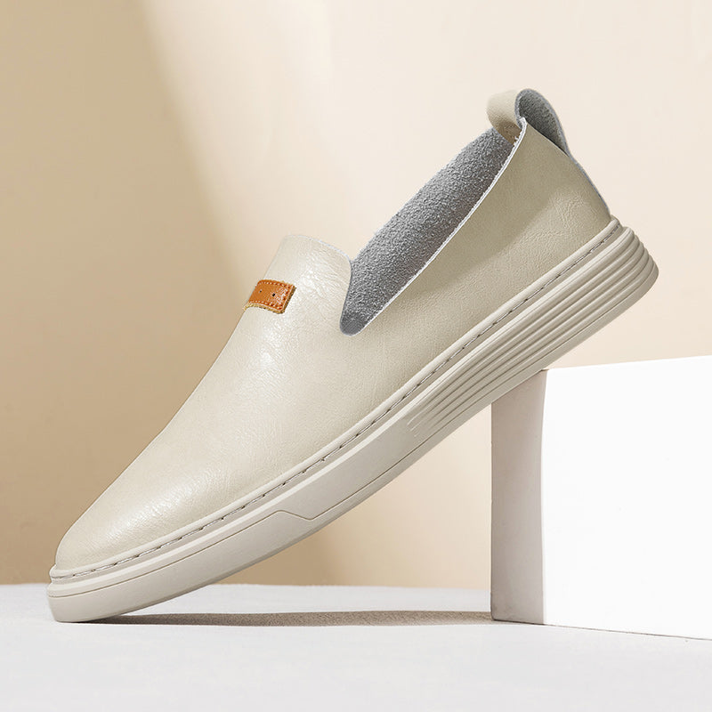 Scarpe da guida in pelle da uomo alla moda Scarpe casual in pelle Mocassini slip-on | 23004 