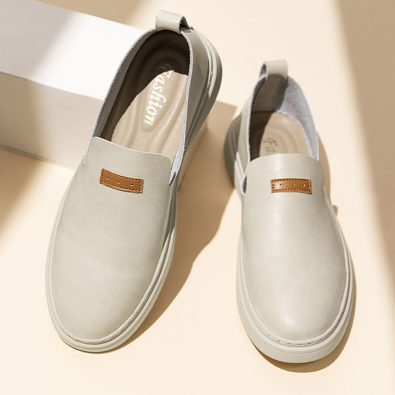 Scarpe da guida in pelle da uomo alla moda Scarpe casual in pelle Mocassini slip-on | 23004 