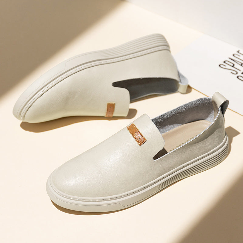 Scarpe da guida in pelle da uomo alla moda Scarpe casual in pelle Mocassini slip-on | 23004 