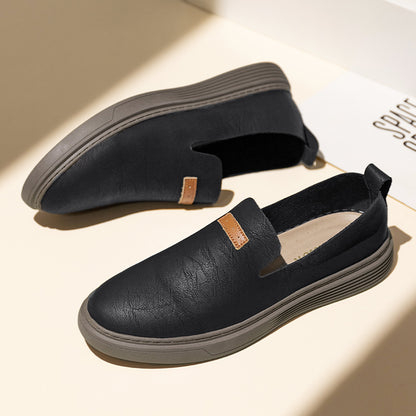 Men Fashion Leather Driving Shoes Casual Leather Shoes Slip On Loafers | 23004