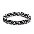 Men’s Stainless Steel Skull Bracelet Punk Motorcycle Ghost Head Design Titanium Steel Bracelet | KB120968-BDJX