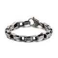 Men’s Stainless Steel Skull Bracelet Punk Motorcycle Ghost Head Design Titanium Steel Bracelet | KB120968-BDJX