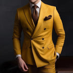 Men's Premium 2pcs Suits – Formal Wedding Groom Attire in Multiple Colors