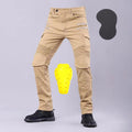 Motorcycle Riding Jeans Casual Cargo Pants with Protective Armor Zipper Pocket Racing Safety Trousers